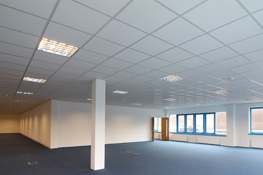 suspended ceilingn in new office